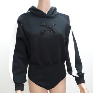 Puma LUXE SPORT T7 Hoodie Bodysuit Puma Black